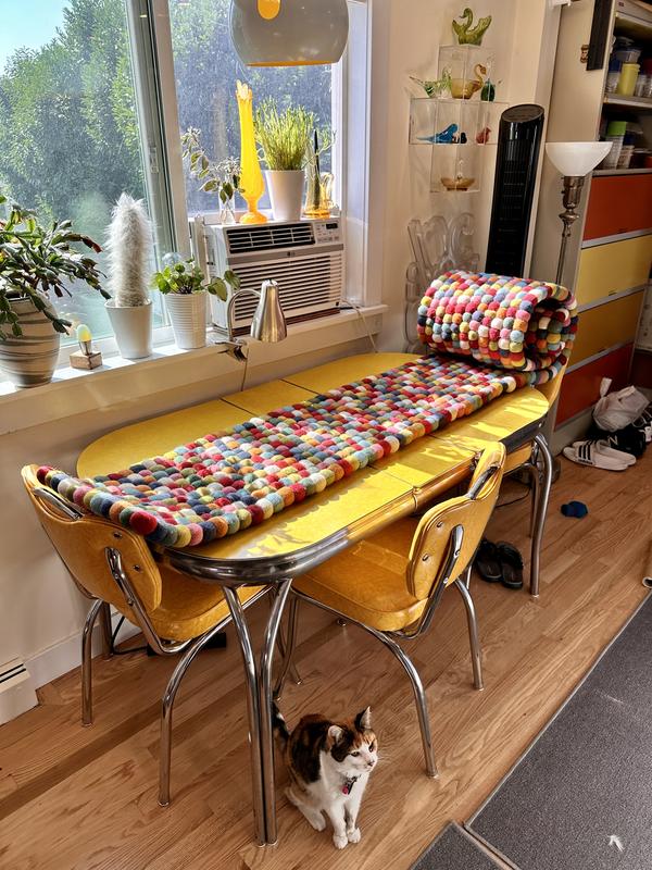 Customer photo for review titled "Should be called The Last Supper Table Runner"