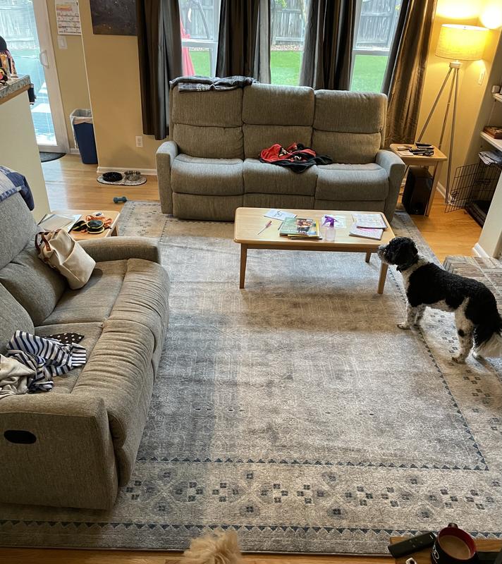 Customer photo for review titled "Beautiful Rug"