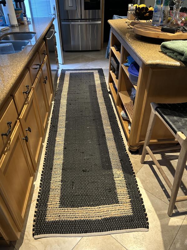 Customer photo for review titled "Great kitchen runners!"