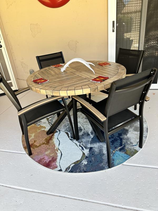 Customer photo for review titled "Beautiful Rug"