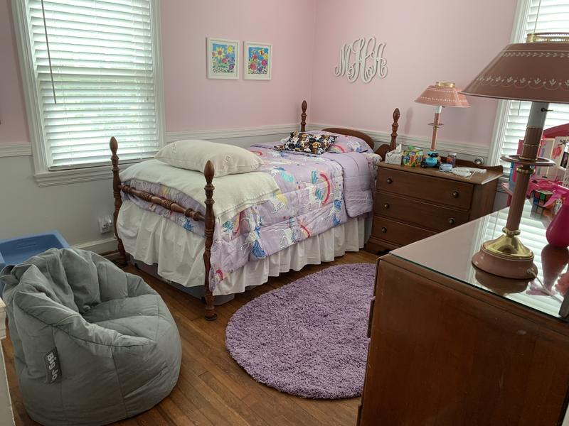 Customer photo for review titled "Cutest rug ever"