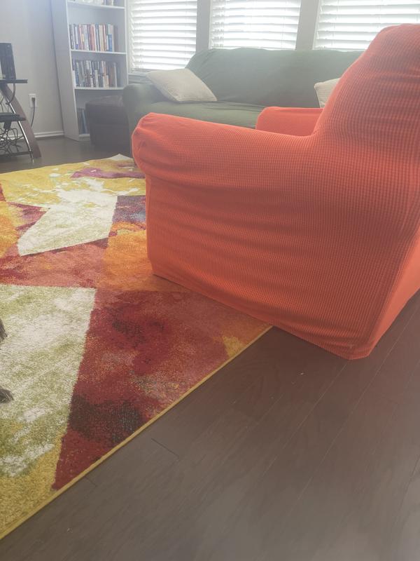 Customer photo for review titled "Rug Colorful"
