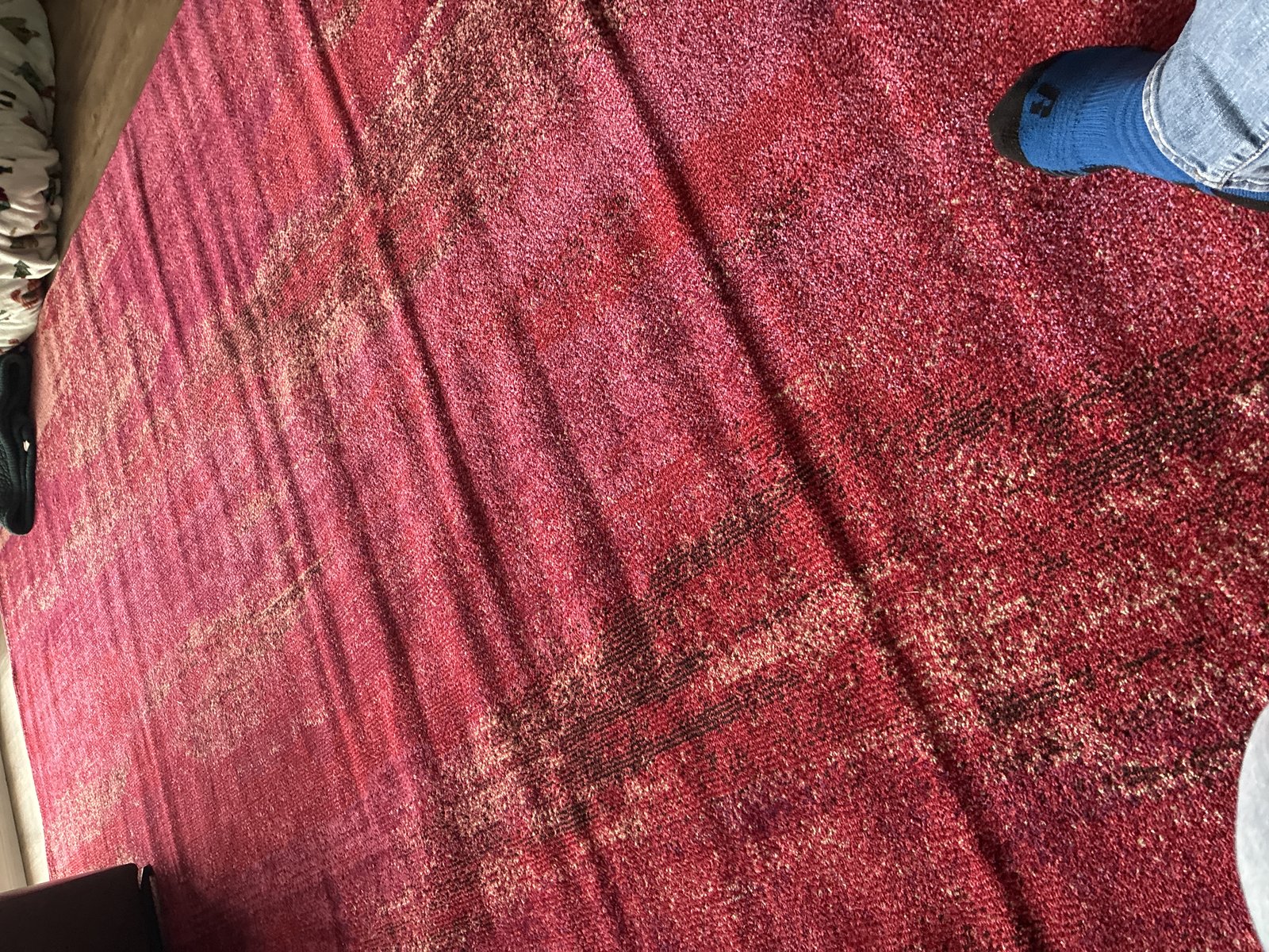 Customer photo for review titled "Heavily wrinkled"