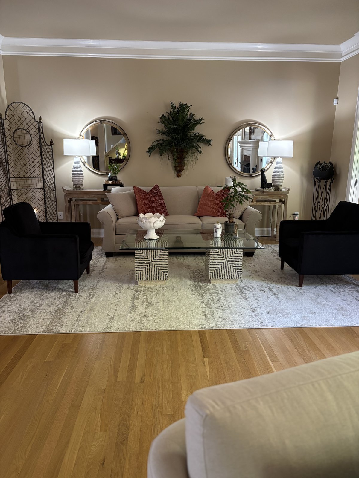 Customer photo for review titled "Nice rug"