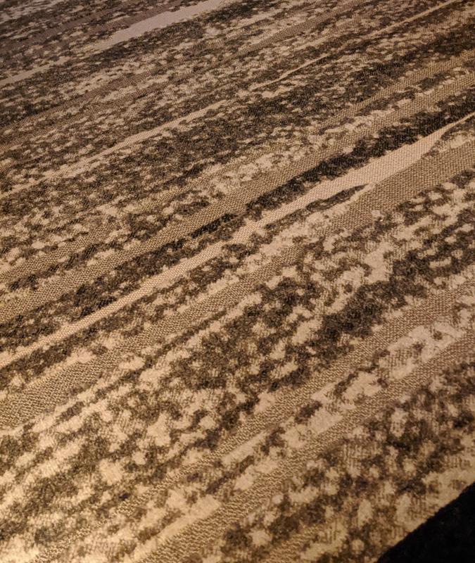 Customer photo for review titled "Basement rug"