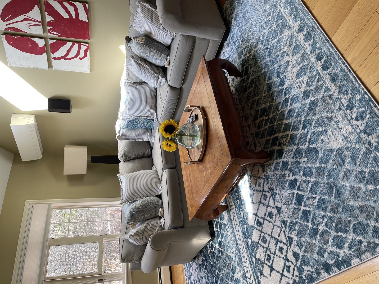 Customer photo for review titled "Beautiful teal color"