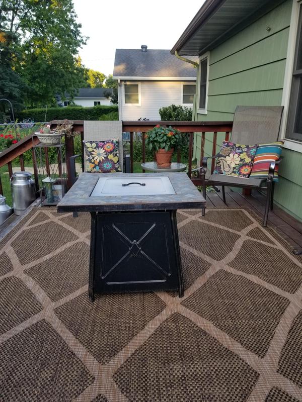 Customer photo for review titled "Perfect Rug!"