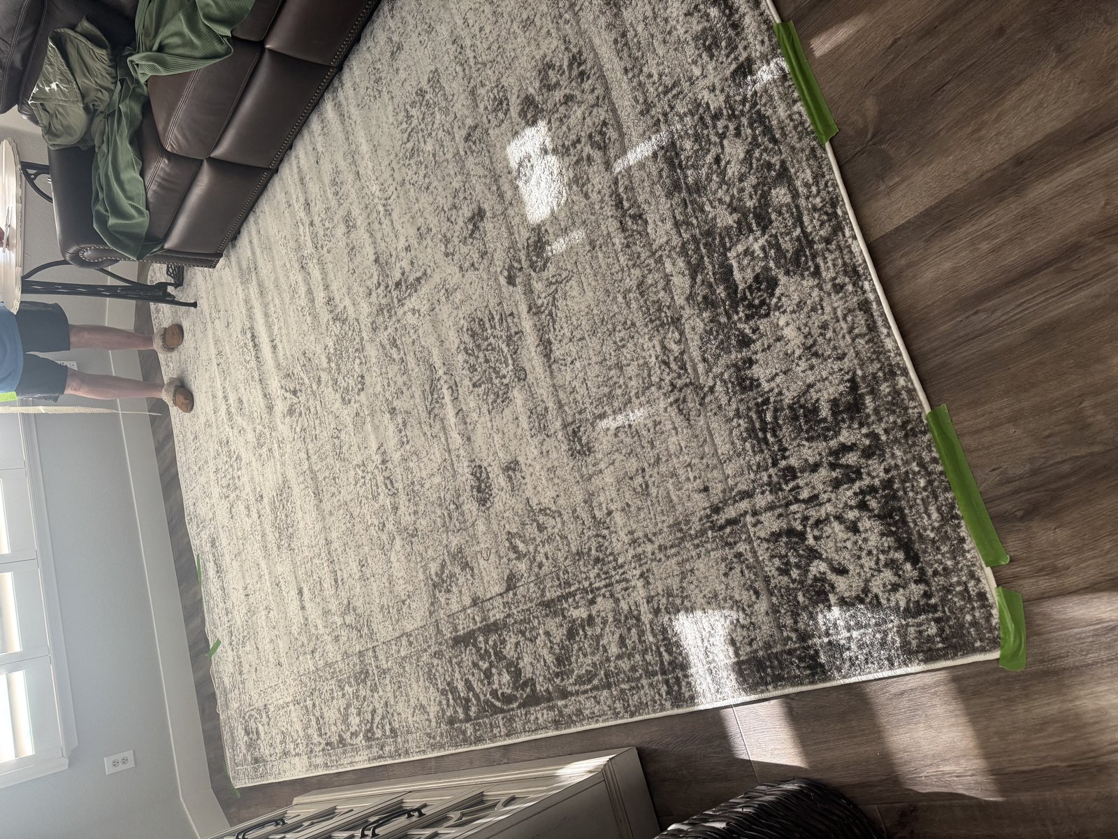 Customer photo for review titled "Better than anticipated / RUG"