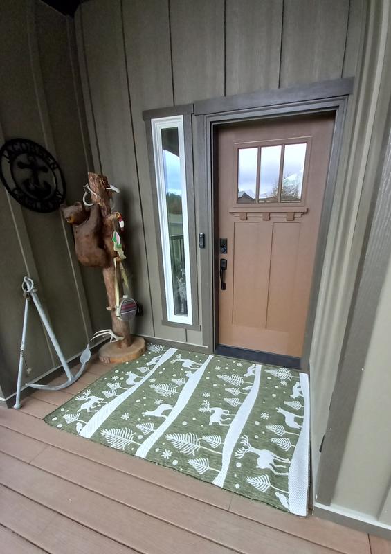 Customer photo for review titled "Makes my front door happy."