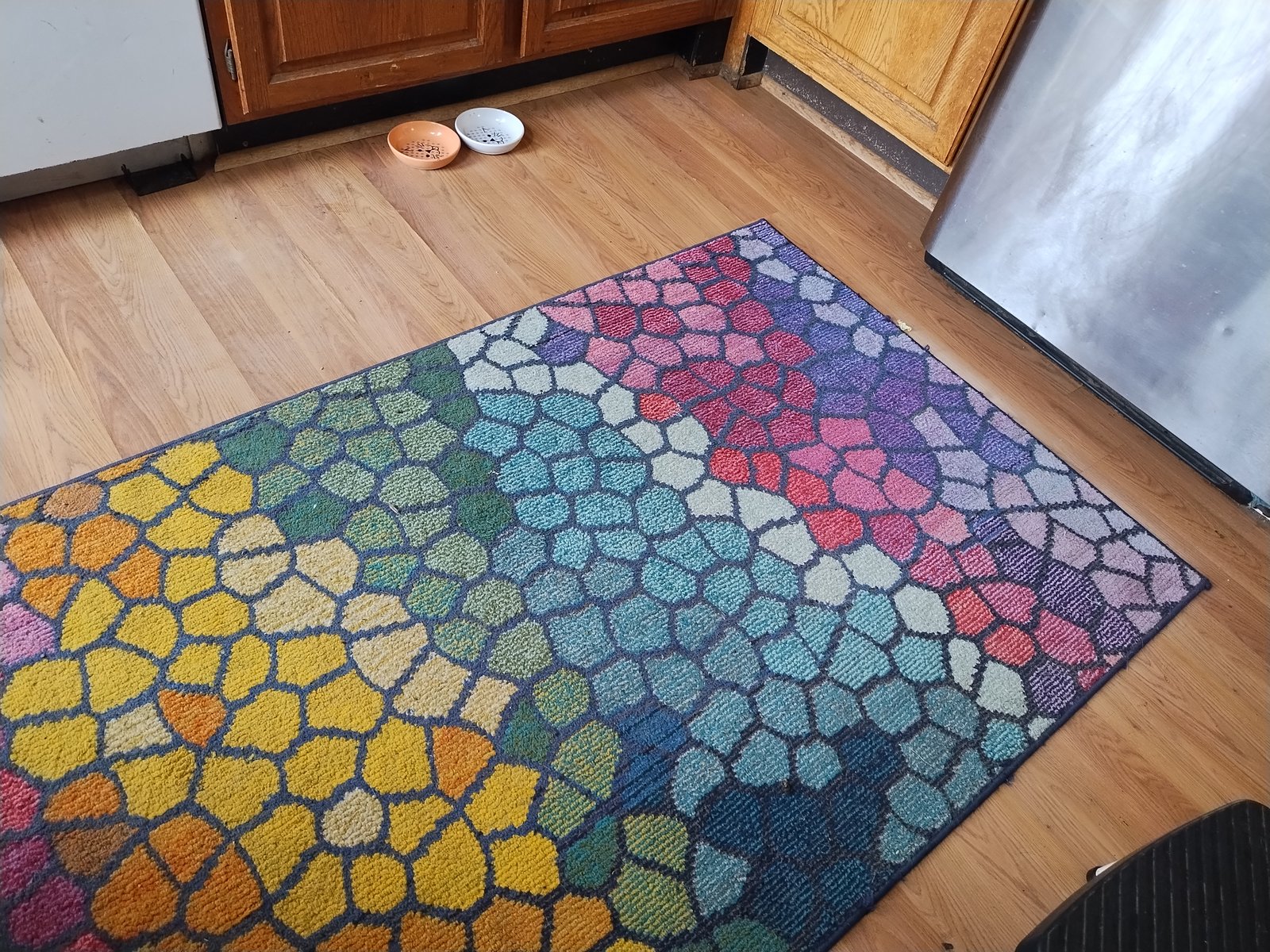 Customer photo for review titled "Have several sizes of this rug"