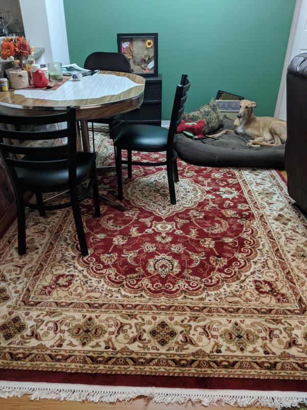 Customer photo for review titled "Cool rug man!"