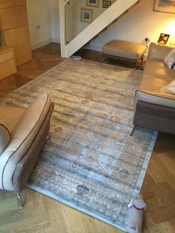 Customer photo for review titled "Super super rug"