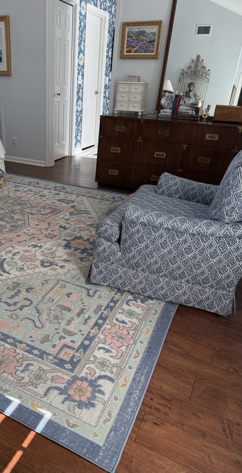 Customer photo for review titled "Beautiful Rug"