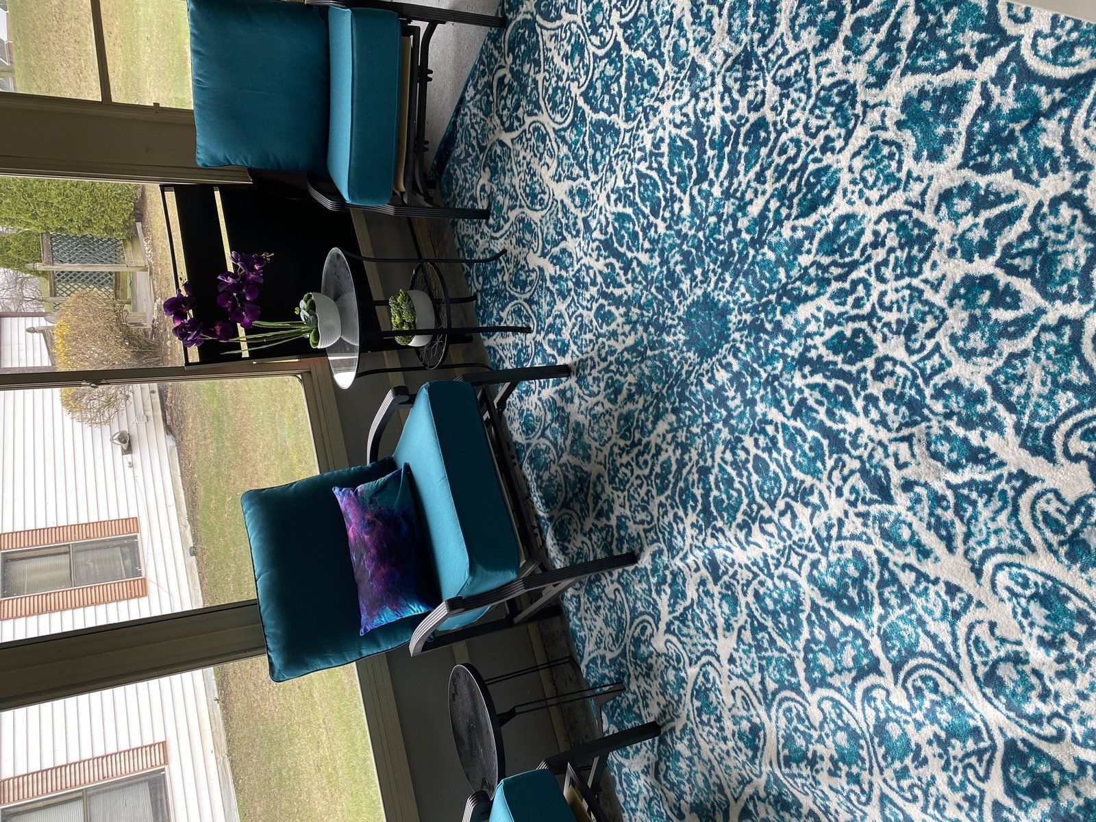 Customer photo for review titled "BEAUTIFUL RUG!"