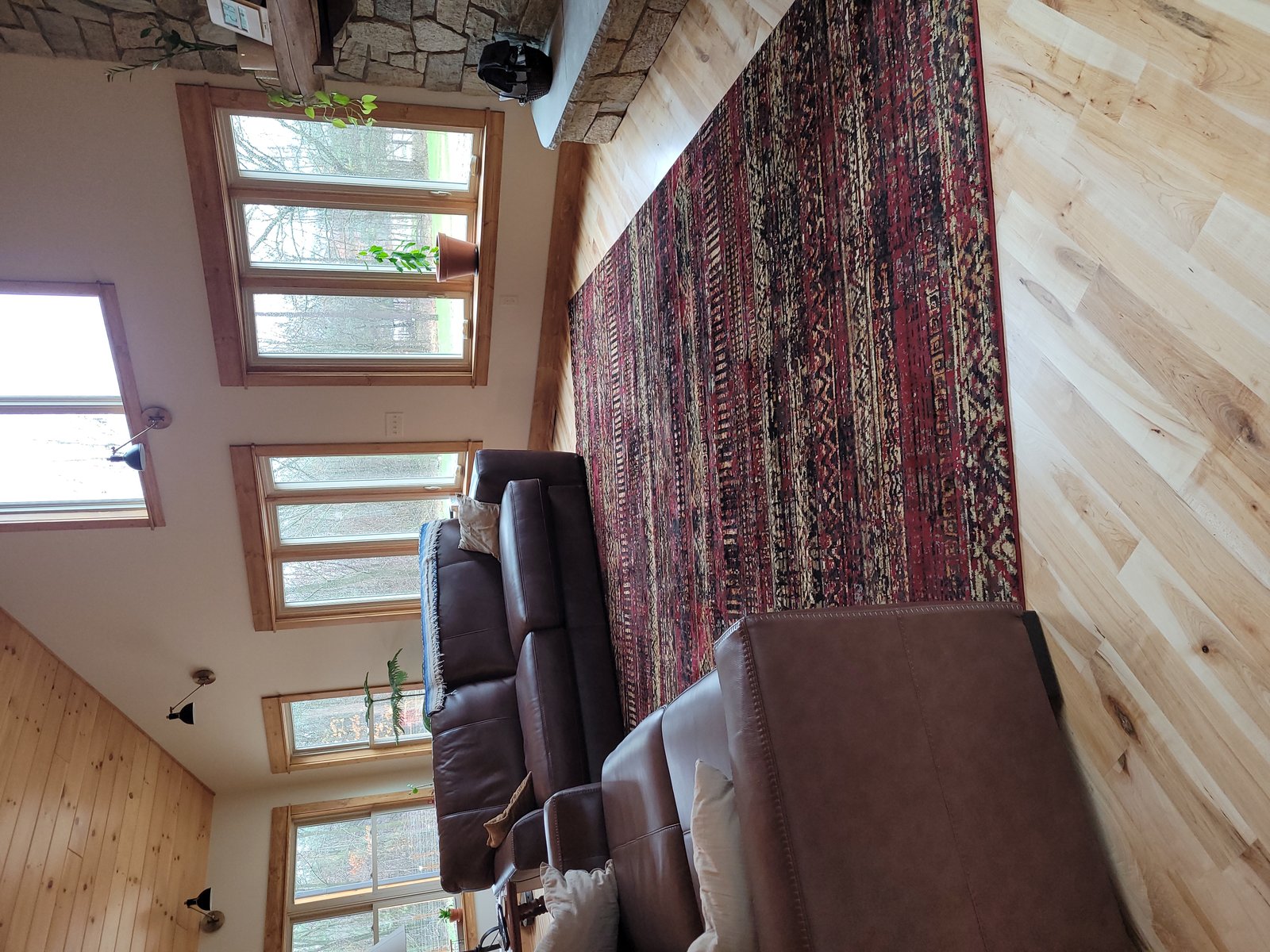 Customer photo for review titled "Very happy with rug!!"