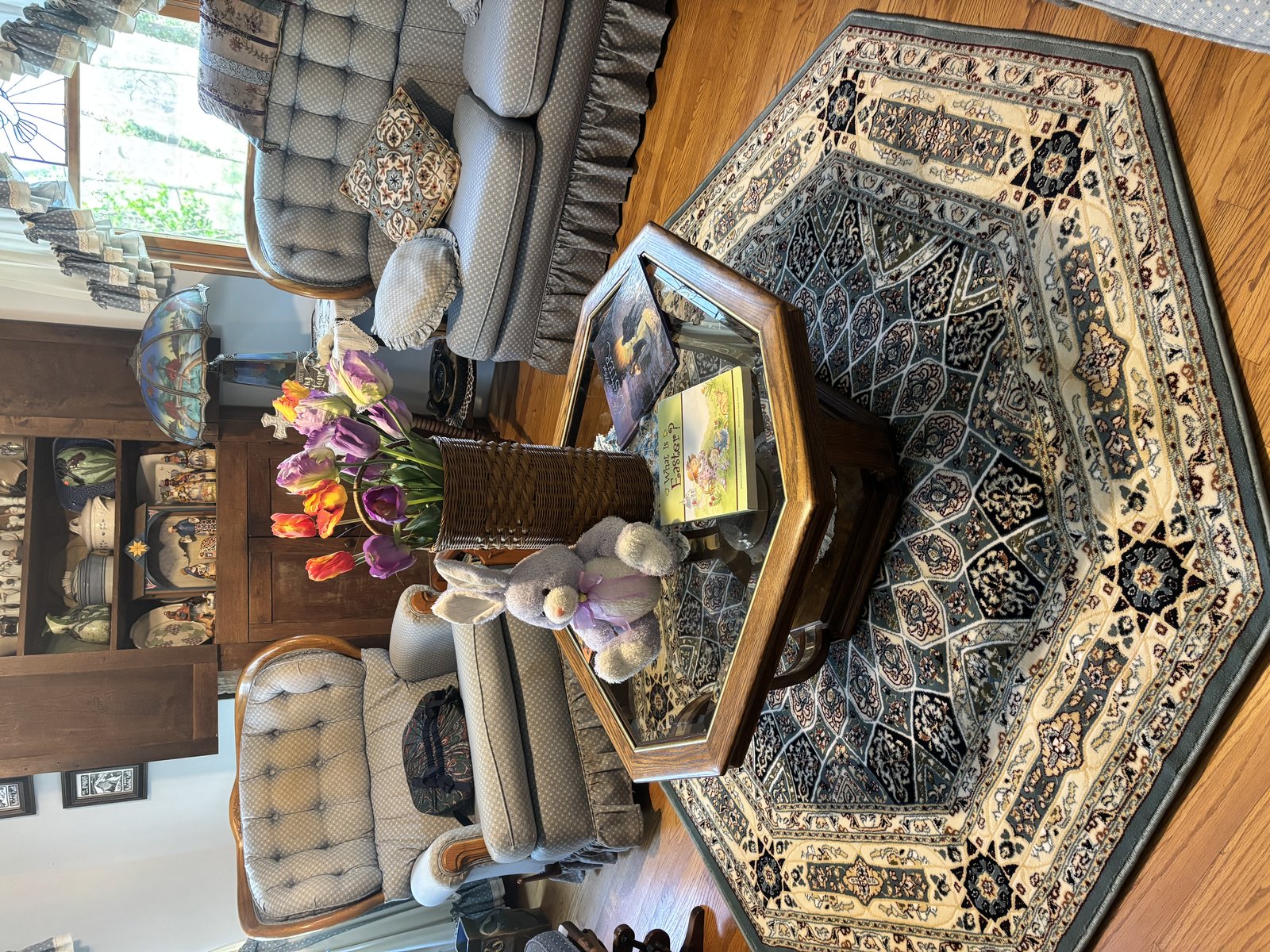 Customer photo for review titled "Great new rug!"