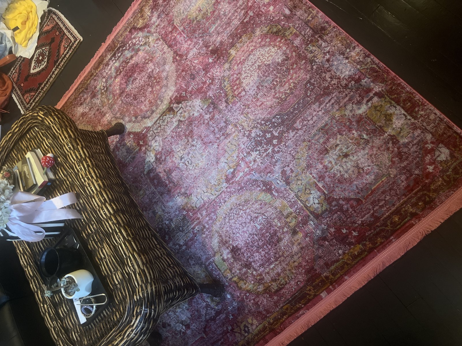 Customer photo for review titled "Too shiny and color not as pictured"