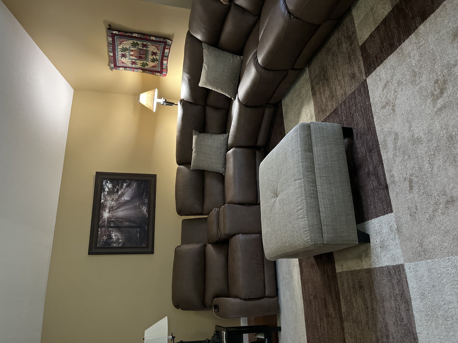 Customer photo for review titled "Beautiful rug"