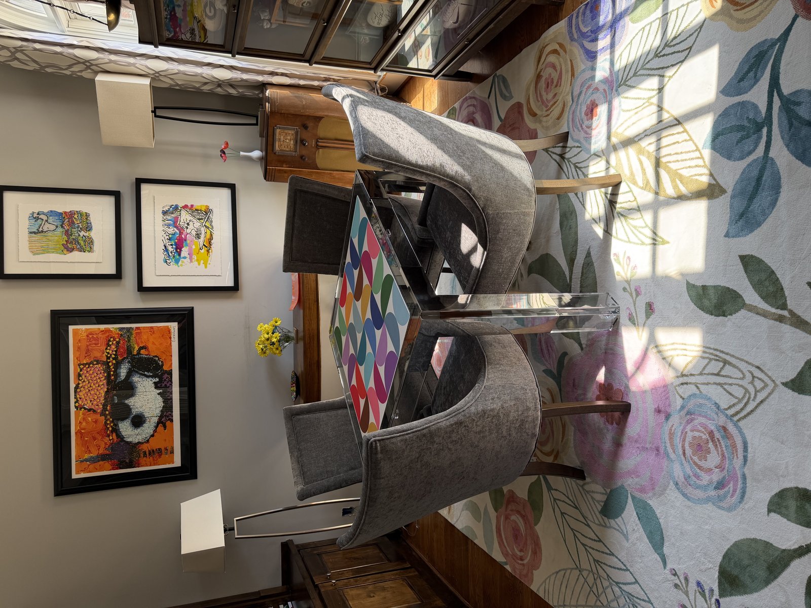 Customer photo for review titled "Beautiful Rug"